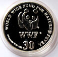 F55859 30 LAT WWF numizmat srebrny PANDA