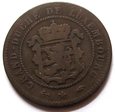 F27086 LUKSEMBURG 5 centimes 1855 A