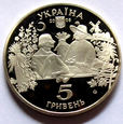F28869 UKRAINA 5 hrywien 2005 JARMARK SOROCZYŃSKI UNC