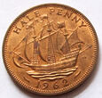 F58515 ANGLIA half penny 1962