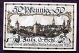 J268 ZÜLZ - BIAŁA 50 fenigów 1921