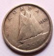 D27795  KANADA 10 centów 1940