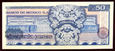 J375 MEKSYK 50 pesos 1976 UNC