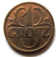 F56989 II RP 1 grosz 1933 UNC