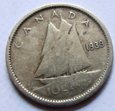 D27794  KANADA 10 centów 1939