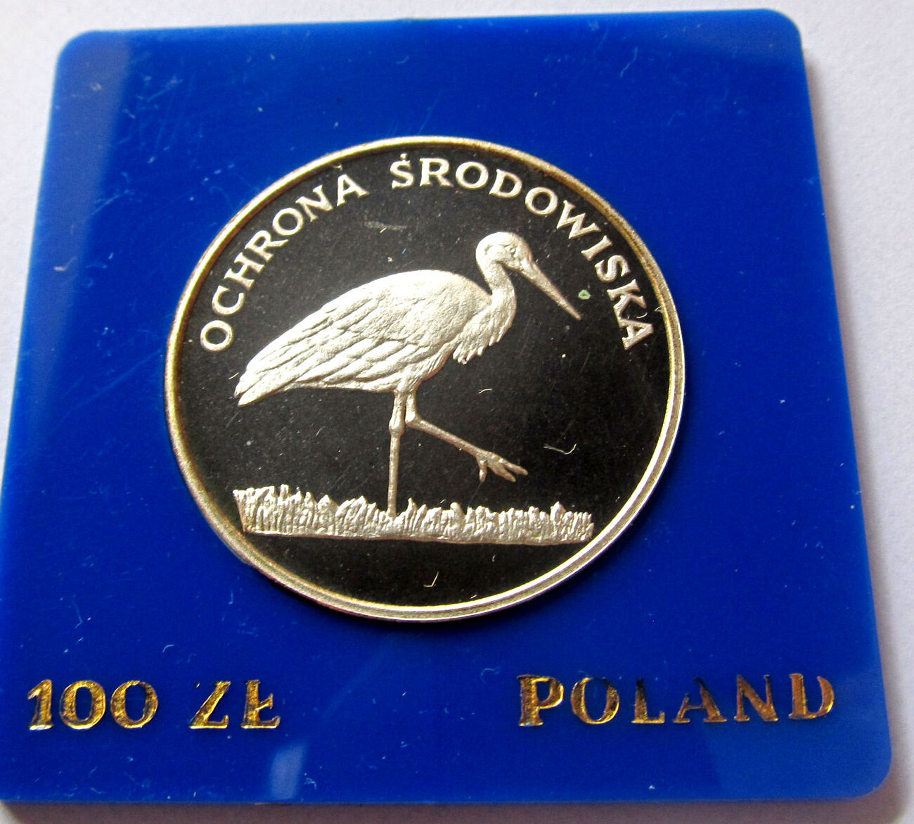 F42034 PRL 100 złotych 1982 BOCIAN
