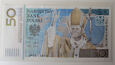 J1750 50 złotych 2006 JAN PAWEŁ II UNC banknot kolekcjonerski 