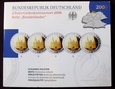 NIEMCY 5 x 2 euro 2006 stempel lustrzany