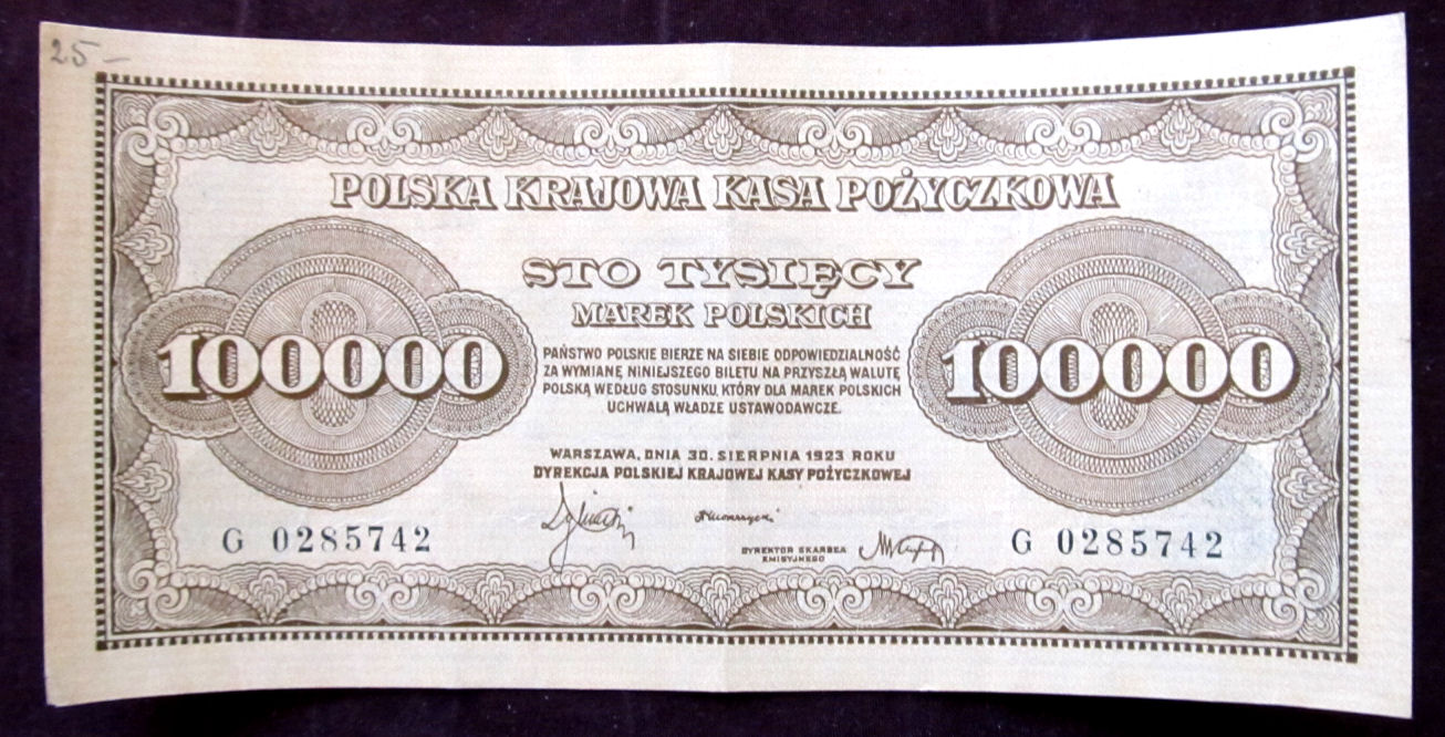 J2004 II RP 100000 marek polskich 1923 ser.G