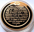 F39910 Medal brązowy FRANKLIN MINT Historia USA
