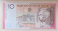 10 złotych 2008 J. PIŁSUDSKI UNC banknot kolekcjonerski