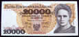 PRL 20000 złotych 1989 ser. AN UNC