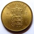 F27085 DANIA 2 korony 1952 UNC