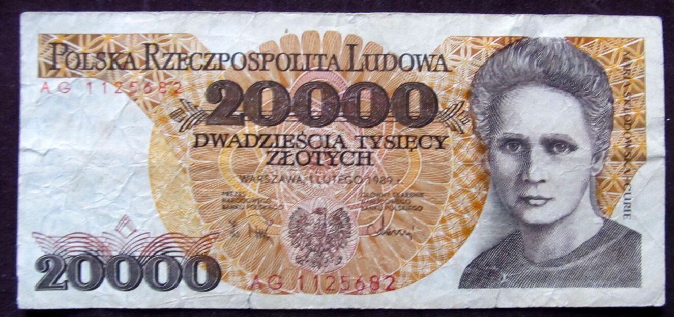 J151 PRL 20000 złotych 1989 ser. AG