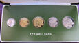 ETIOPIA oficjalny set monet obiegowych 1977 proof