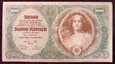 AUSTRIA 50000 koron 1922