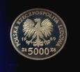 F20047 5000 złotych 1989 JAGIEŁŁO