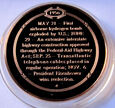 F48478 Medal brązowy FRANKLIN MINT Historia USA