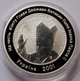 F36314 UKRAINA medal srebrny JAN PAWEŁ II 2001