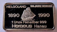 F55752 HERAEUS sztabka 1 uncja Ag HELGOLAND