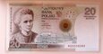 20 złotych 2011 SKŁODOWSKA UNC banknot kolekcjonerski MS 0039283