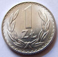 F56097 PRL 1 złoty 1978 bez znaku mennicy UNC