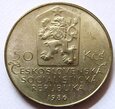 F33290 CZECHOSŁOWACJA 50 koron 1986 TELC