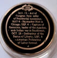 F39915 Medal brązowy FRANKLIN MINT Historia USA