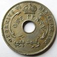 F28550 BRYTYJSKA AFRYKA ZACHODNIA 1 penny 1941