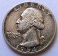 F28924 USA quarter dollar 1954