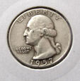F49740 USA 25 centów 1957 D
