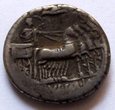F21411 REPUBLIKA RZYMSKA M. Manlius Torquatus denar 82 r. p.n.e.