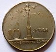 F27854 PRL 10 złotych 1966 mała kolumna
