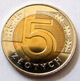 F57305 5 złotych 2008 UNC