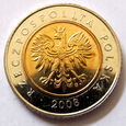 F57305 5 złotych 2008 UNC