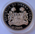 F55750 SIERRA LEONE 10 dolarów 2006 IGRZYSKA W TURYNIE