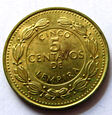 F51486 HONDURAS 5 centavos de lempira 1994