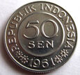 F48855 INDONEZJA 50 sen 1961 UNC