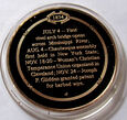 F39818 Medal brązowy FRANKLIN MINT Historia USA