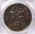 AUGUST II MOCNY medal Pokój w Altranstädt 1706 PCGS AU58