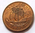 F58516 ANGLIA half penny 1963