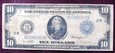 J1489 USA 10 dolarów 1914 silver certificate