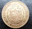 Hiszpania 25 pesetas 1877 r Alfonso XII 