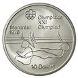 KANADA 10 DOLARÓW 1975 OLIMPIADA MONTREAL - ŻEGLARSTWO