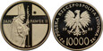 XF2.10 000 ZŁ 1989 JAN PAWEŁ II SREBRO STAN:L