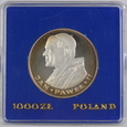 G193. 1000 ZŁ 1983 JAN PAWEŁ II SREBRO LUSTRZANKA
