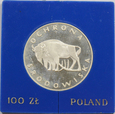 100 ZŁOTYCH 1977 ŻUBR