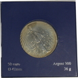 F702. FRANCJA 50 EURO 2010  SIEWCA SREBRO