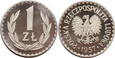 640E. 1 ZŁOTY 1957 ALUMINIUM REPLIKA GCN