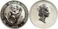 AUSTRALIA 100 $ 1993 KOALA 1 oz PLATYNA ( M338U )